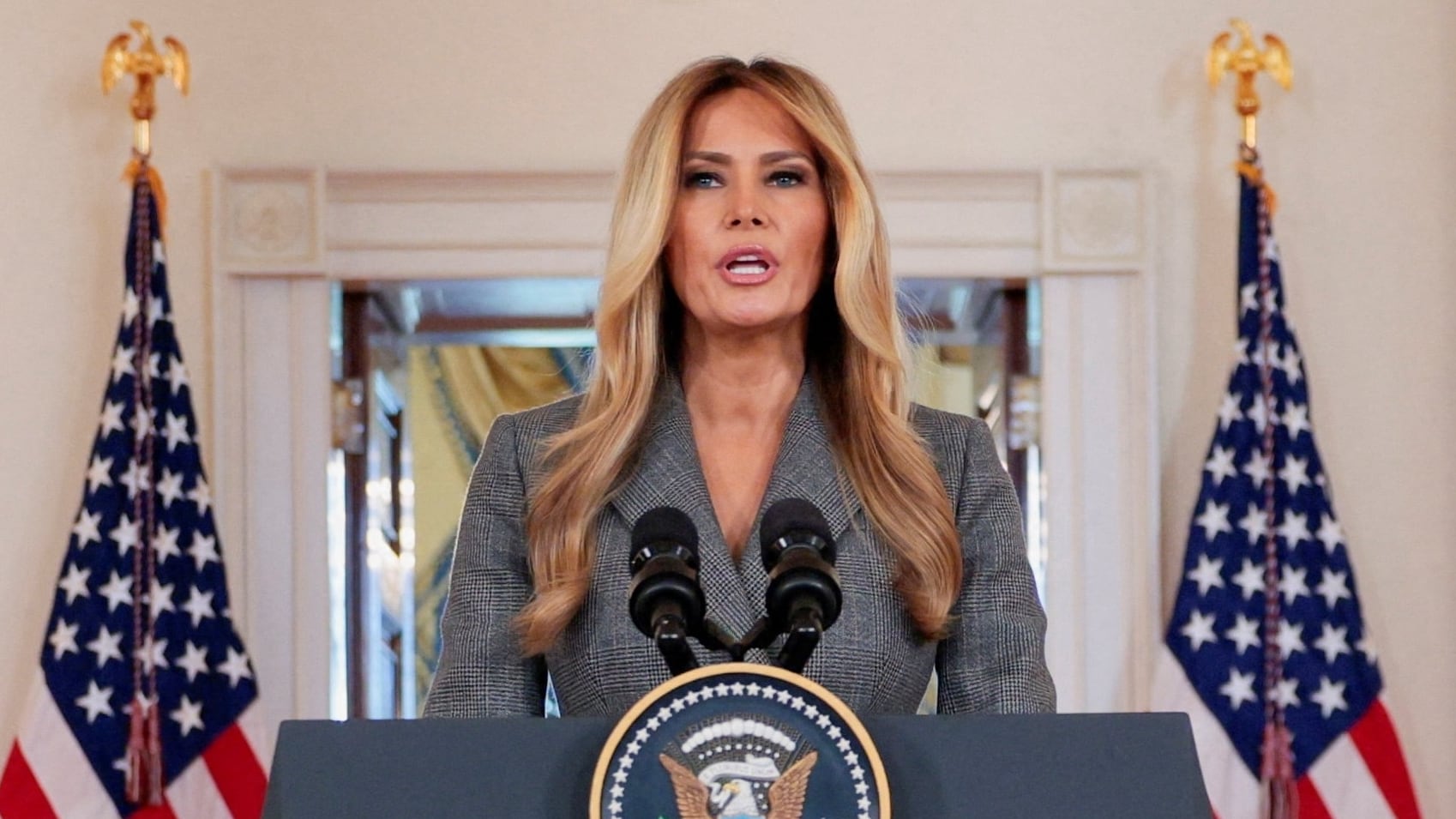 Adviser says Melania Trump’s Epstein denial was meant to support victims