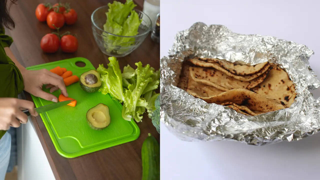 Chopping board to aluminium foil: 6 common kitchen items to throw out ...