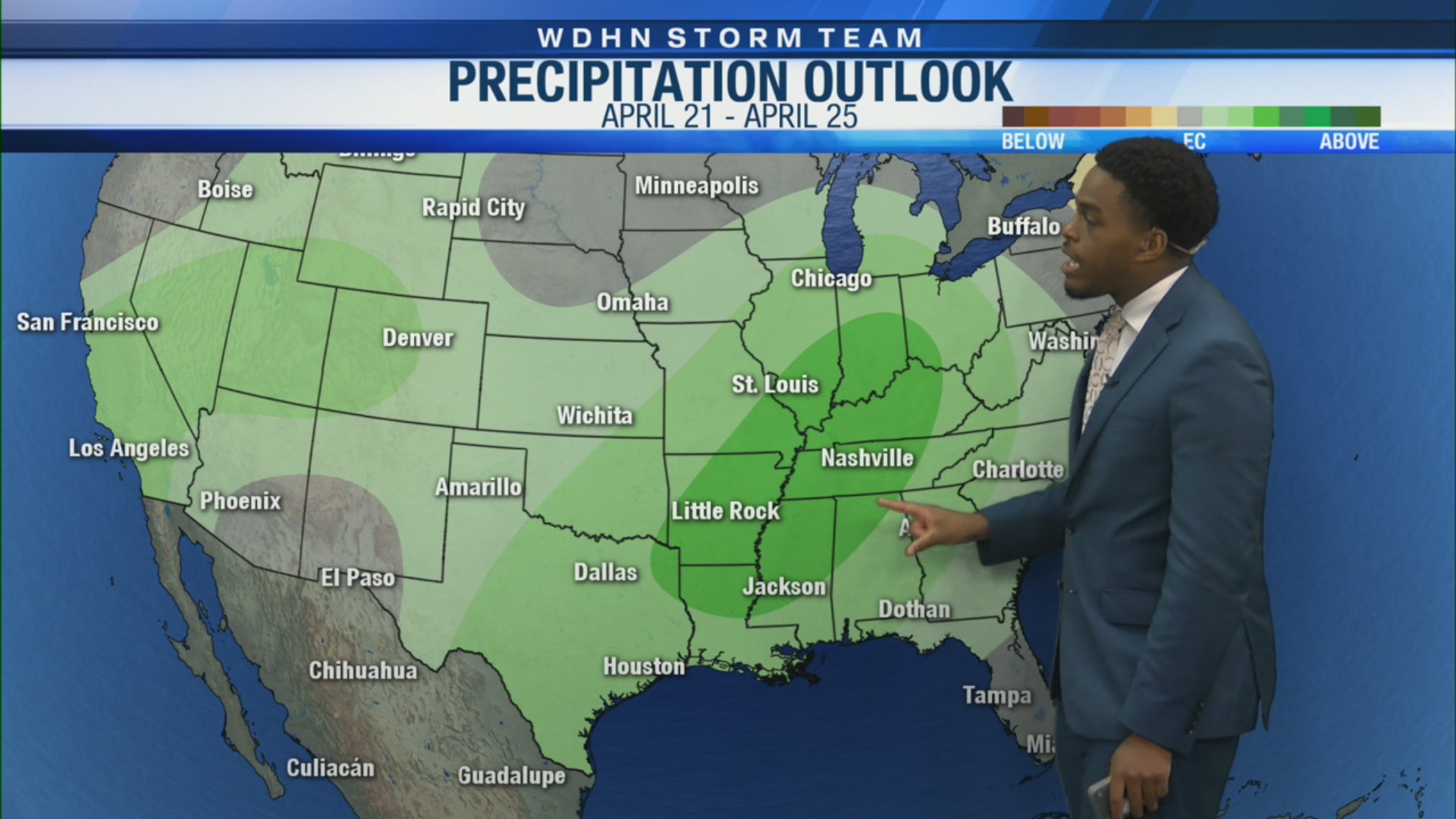 Remaining dry but there are some hints of a pattern change