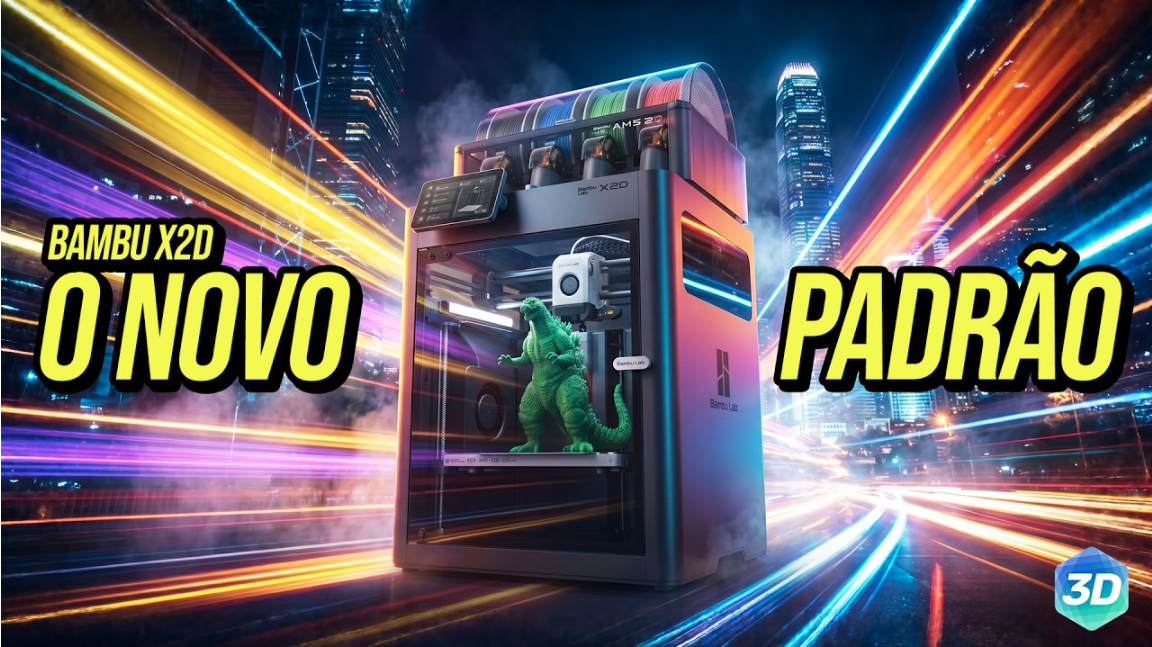 O jogo mudou de novo! Tudo sobre a nova Bambu Lab X2D