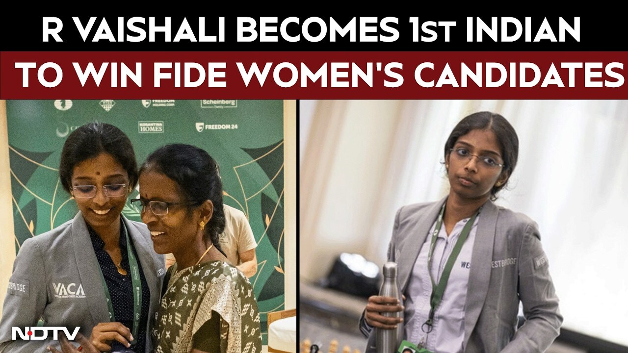 R Vaishali Creates History By Becoming First India To Win Women's ...