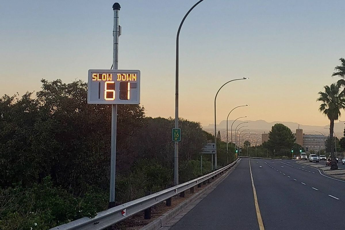 Smart speed signs rolled out in CPT to curb reckless speeding