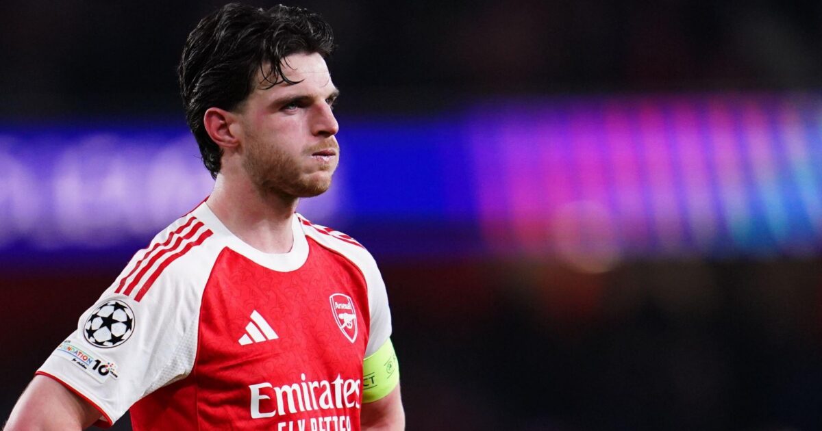 Arteta issues worrying Declan Rice fitness update before Man City clash