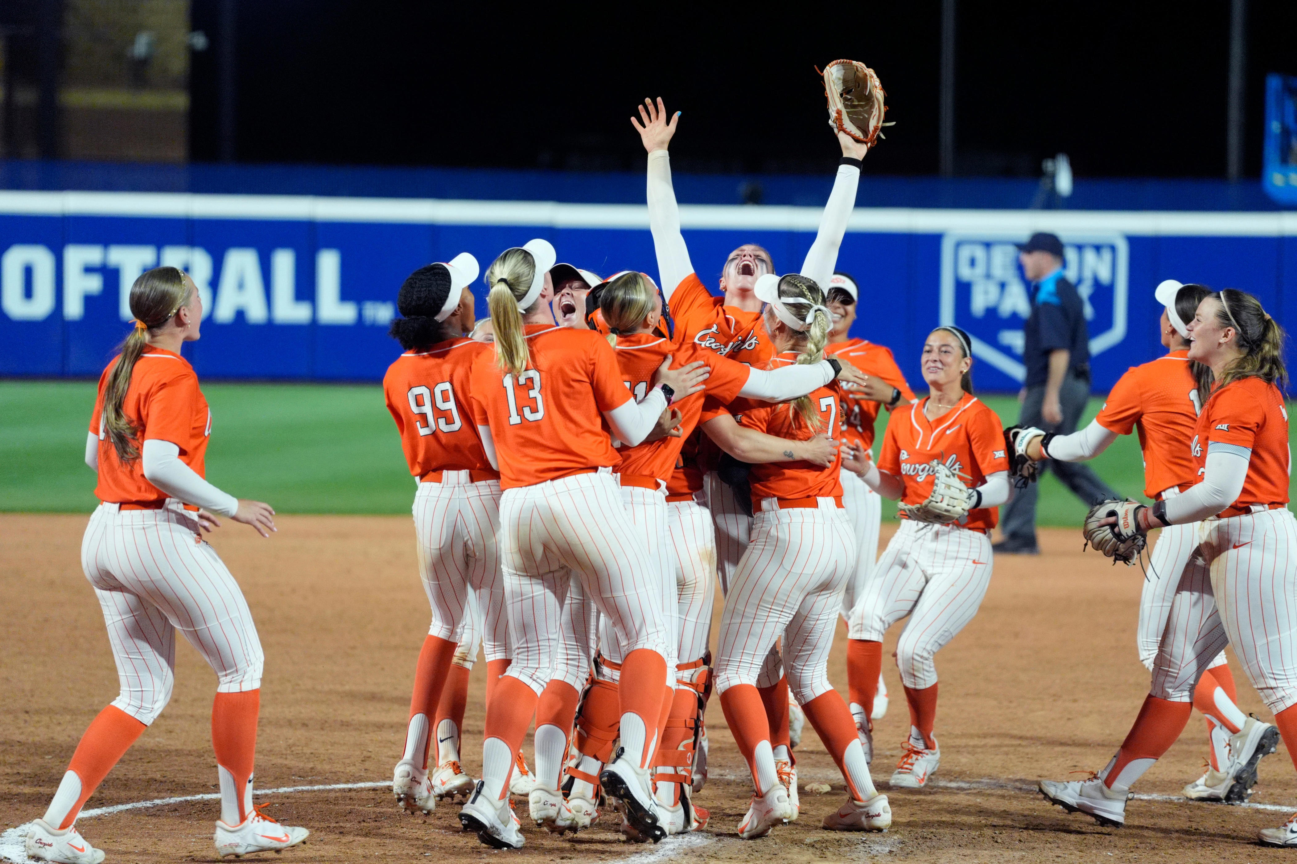 Late homers by Oklahoma State softball support Ruby Meylan's dominant ...