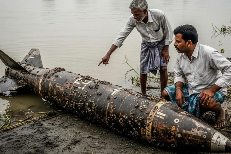 The incident has heightened fears of unexploded ordnance lying buried in the region, especially given that this is the third such recovery in recent weeks. (AI Generated)