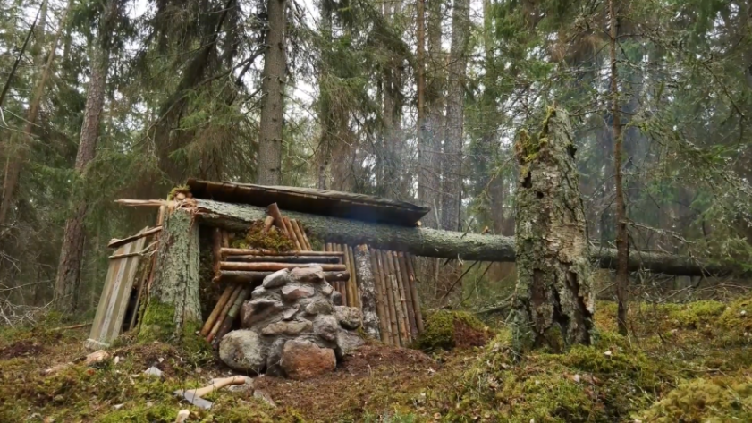 What it takes to build a warm shelter from scratch