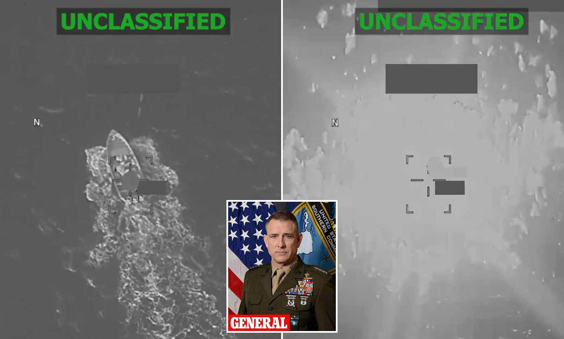 US military obliterates vessel in Pacific Ocean and kills three 'narco ...