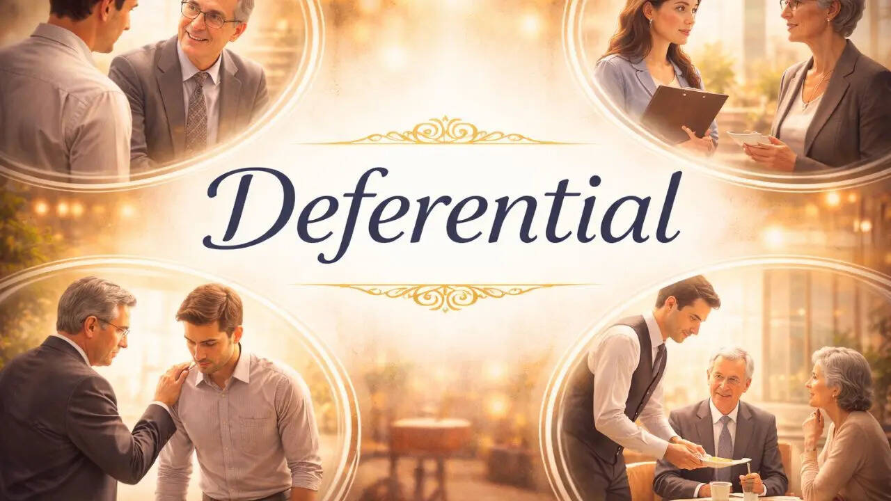 Word of the day: Deferential