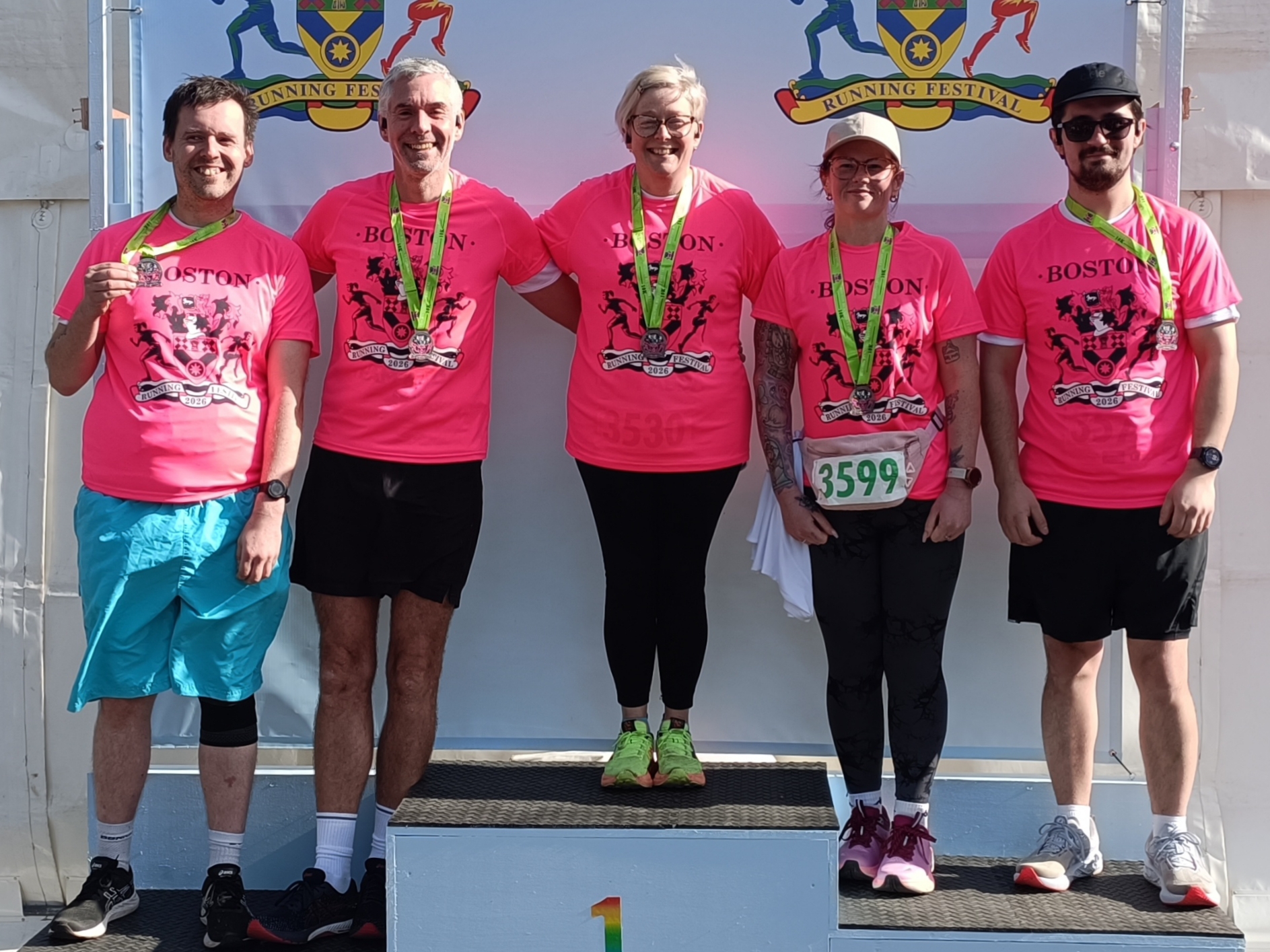 Asda Boston colleagues shine at Boston Running Festival
