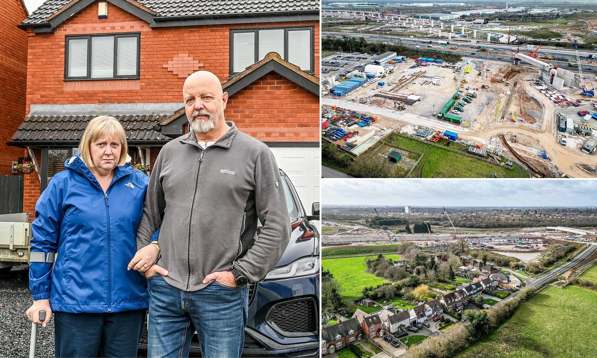 Residents of village 'destroyed' by HS2 left thousands out of pocket by ...