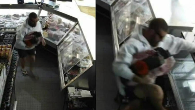 'Brisket bandit' caught on camera nabbing hundreds of dollars of top beef