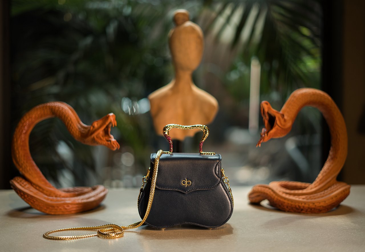 This brand new luxury label boasts ruby-studded bags for its debut edit