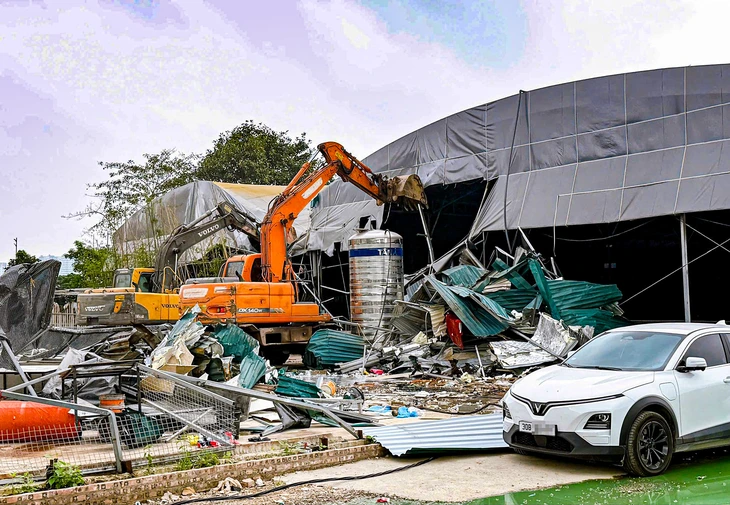 Chủ cụm sân pickleball lớn bậc nhất Hà Nội lên tiếng sau khi bị cưỡng chế phá dỡ