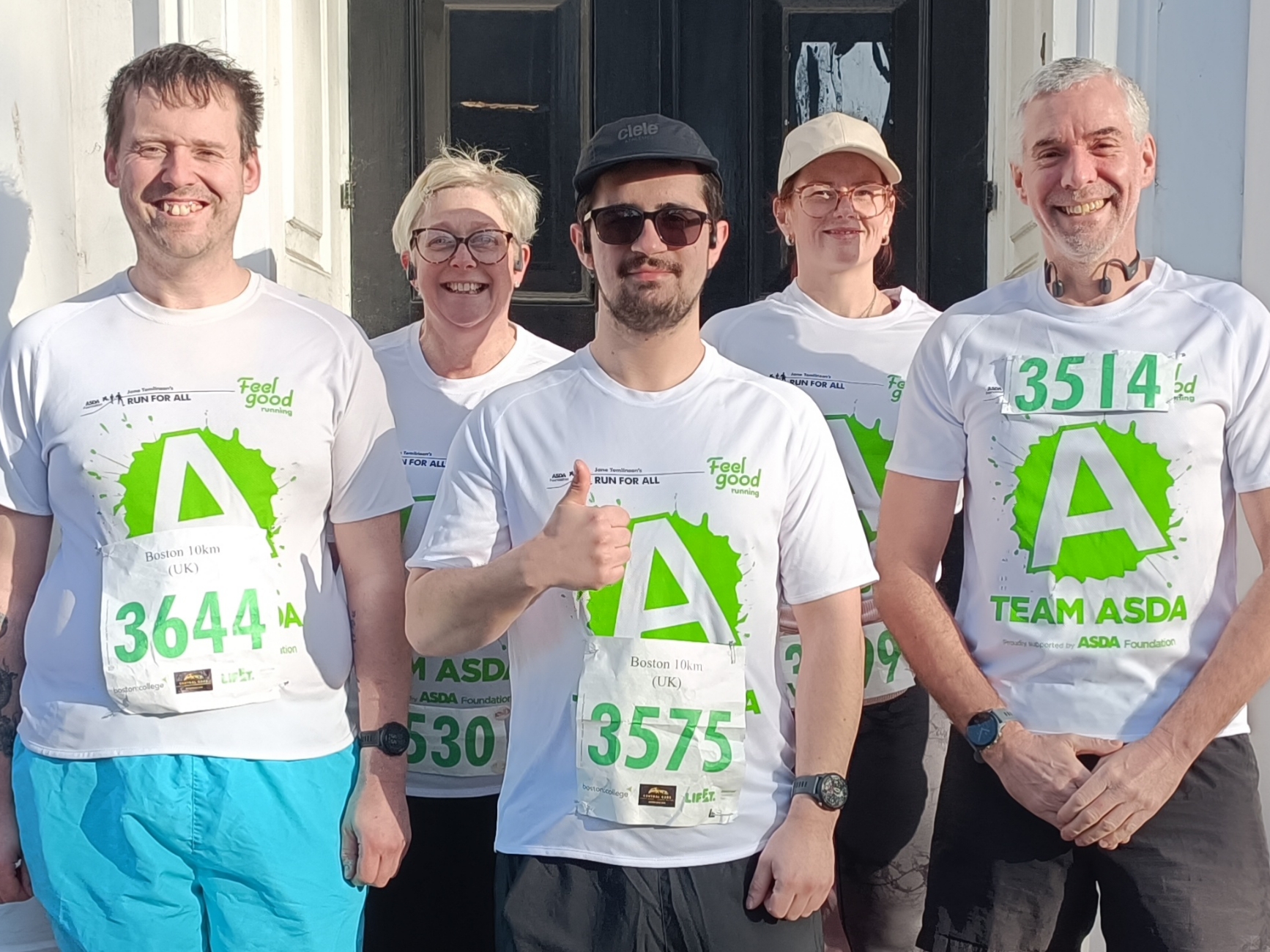 Asda Boston colleagues shine at Boston Running Festival