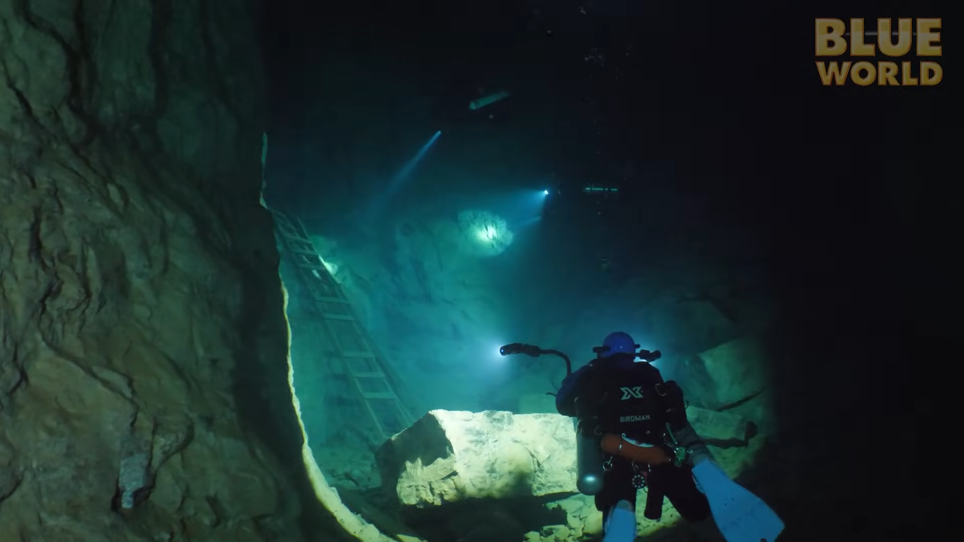 They dive into a mine and discover what was left behind