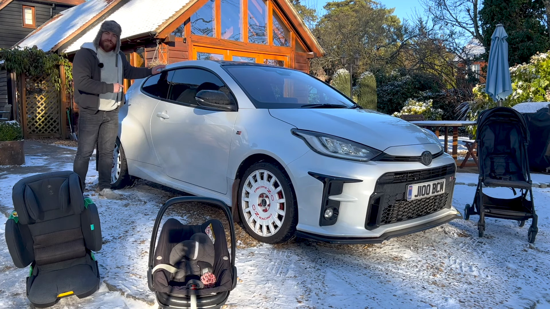 Fitting child seats in a tiny GR Yaris hatchback