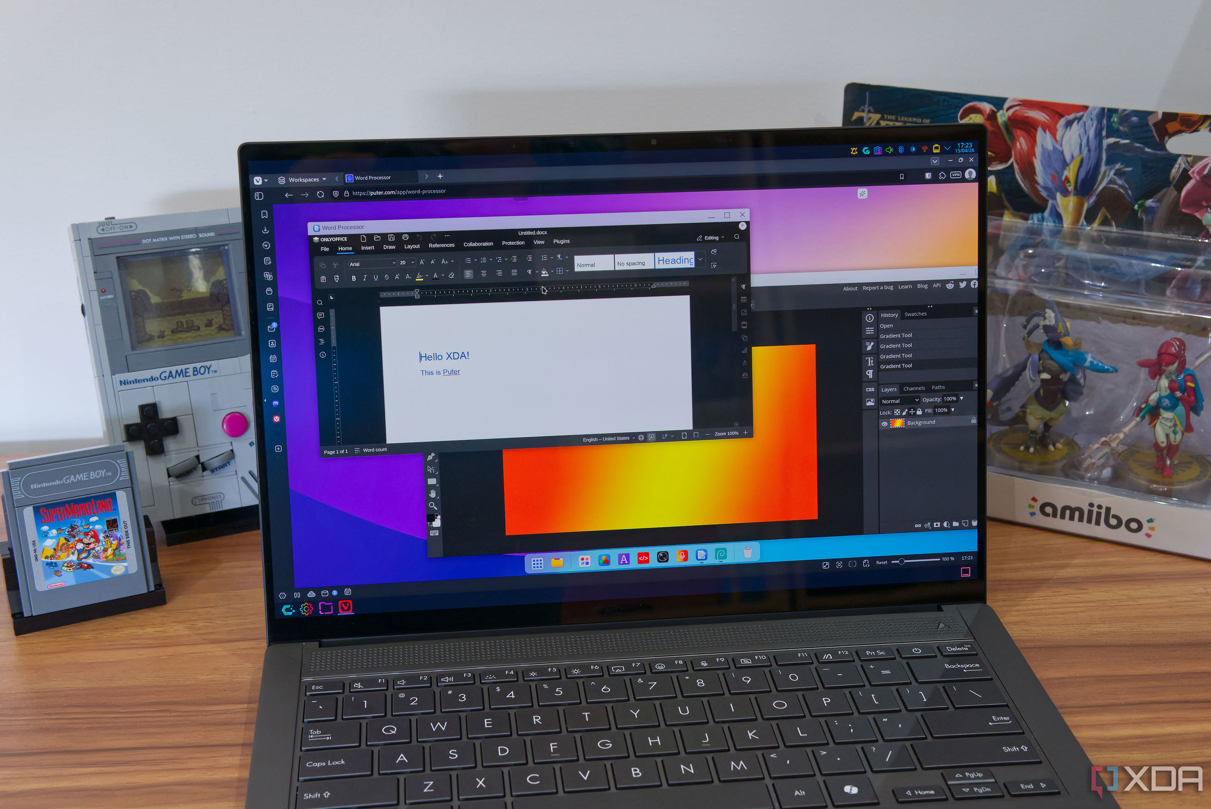 I tried running a full desktop OS inside a browser tab, and it actually ...
