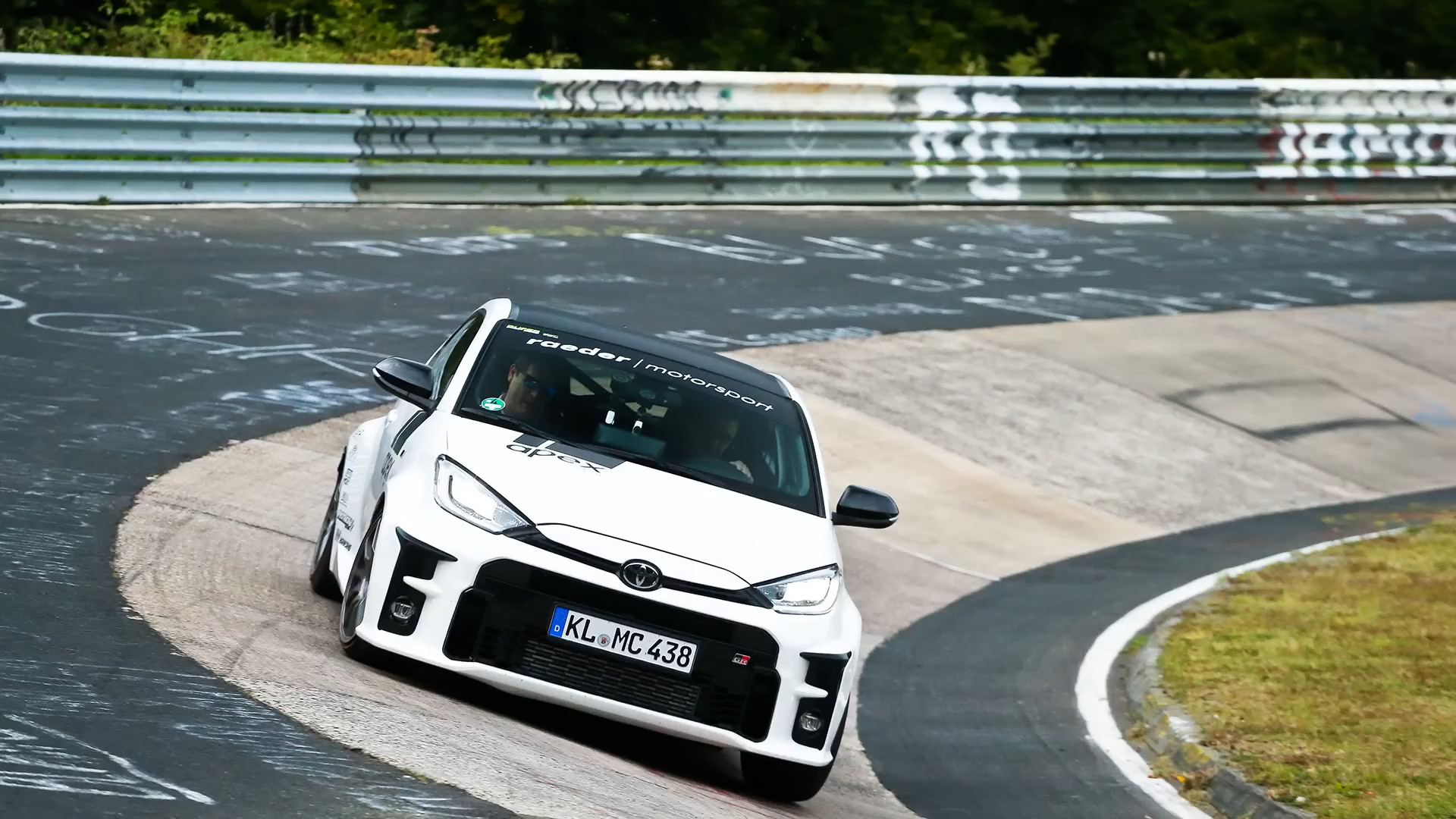 Rubik Cube Challenge in GR Yaris Nürburgring