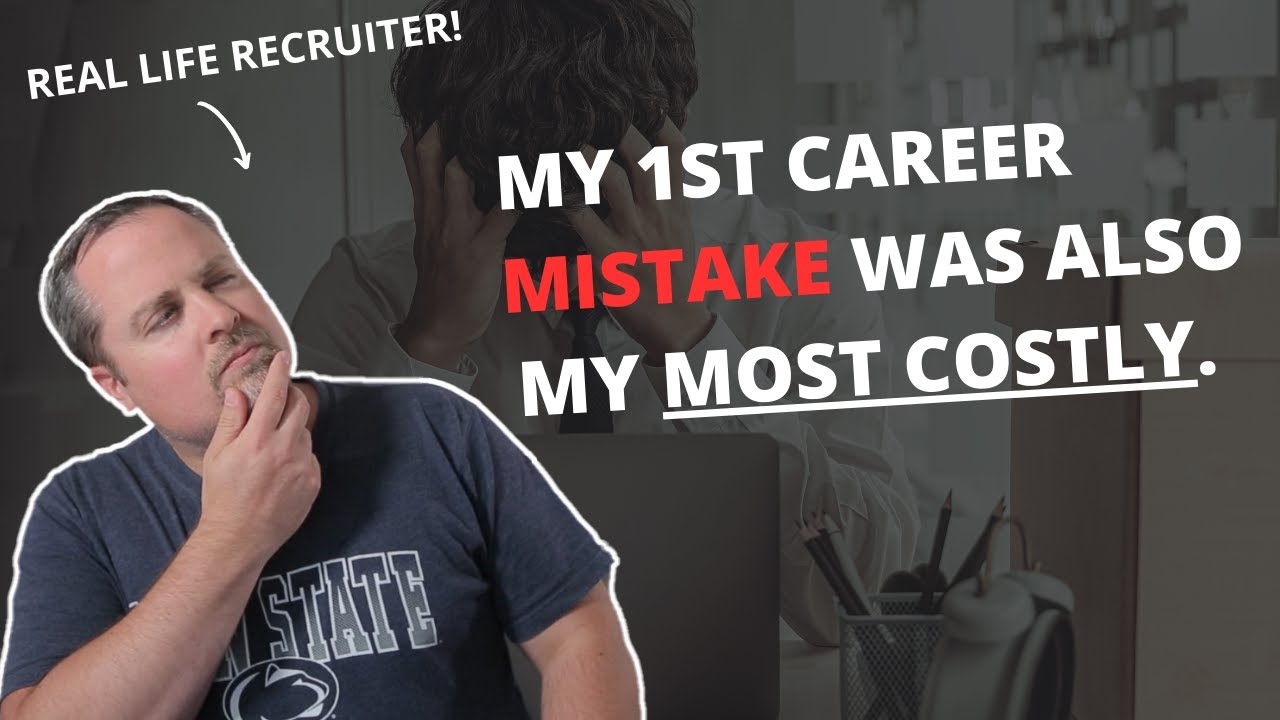 My biggest career mistake - (don't do what I did)