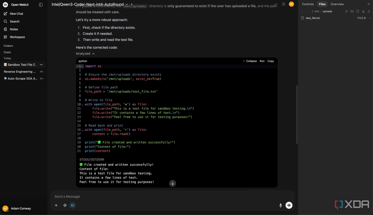 After two months of Open WebUI updates, I'd pick it over ChatGPT's ...
