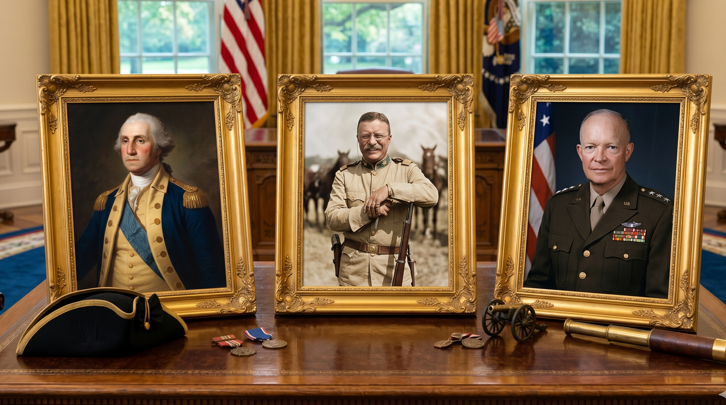 They weren’t born presidents… they earned it in war