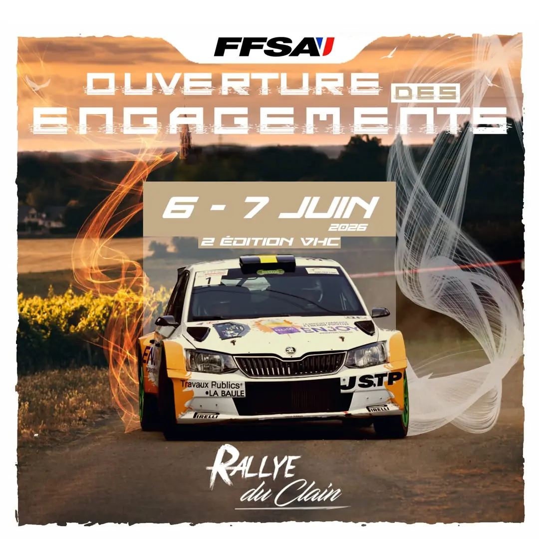 Classement Rallye du Clain 2026 direct