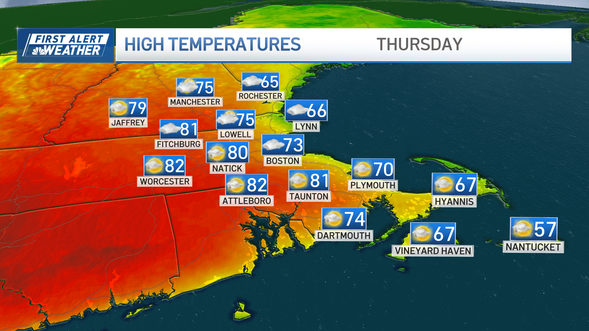 Enjoy the warmth while it lasts — we'll plunge to 40s in Boston for ...