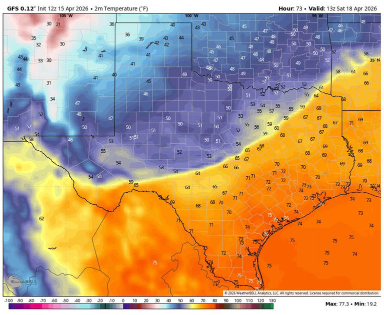 Austin weather to flip this weekend: How cold will it get after 90 ...