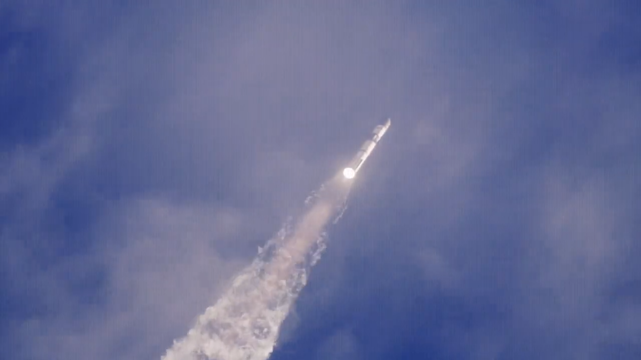 Starship was burning in space – and it was being streamed live