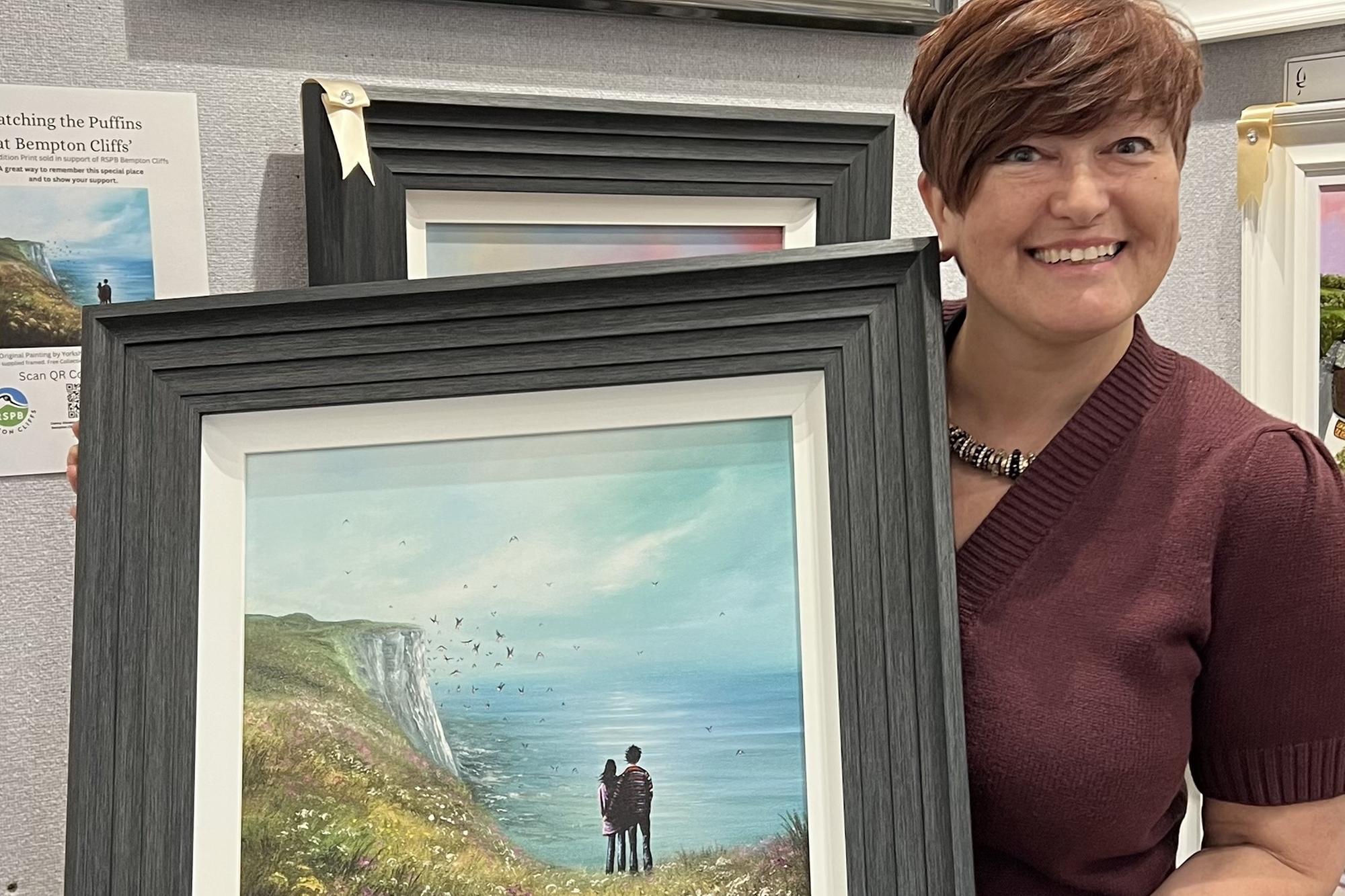 Special Bempton Cliffs print to raise money for the RSPB
