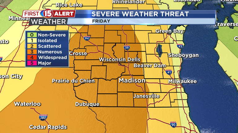 First Alert Day Friday - Additional severe storms possible later Friday