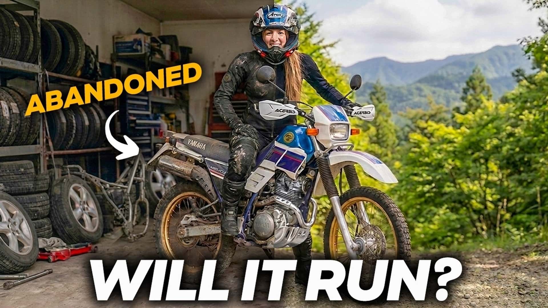 Watch a vintage Yamaha trail bike take its first gorgeous trail ride in ...