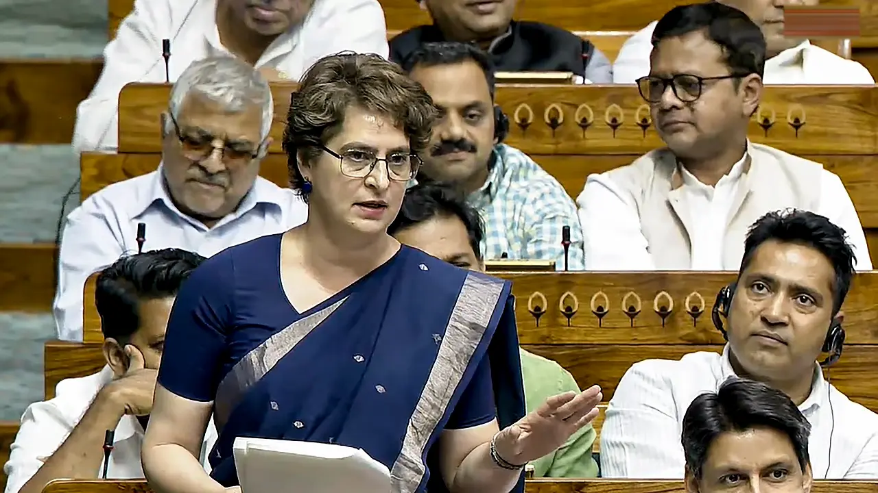 Constitution Amendment Bill Debate: Priyanka Gandhi Raises Concerns on Democratic Impact