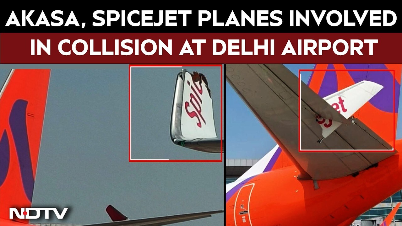 SpiceJet news | Akasa, SpiceJet planes collide at Delhi airport ...