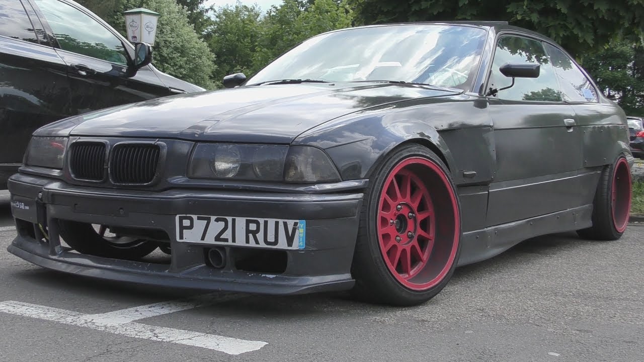BMW E36 drift car pushes limits on Nürburgring circuit