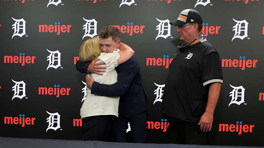 Kevin McGonigle getting choked up during Tigers contract presser was every  Detroit fan