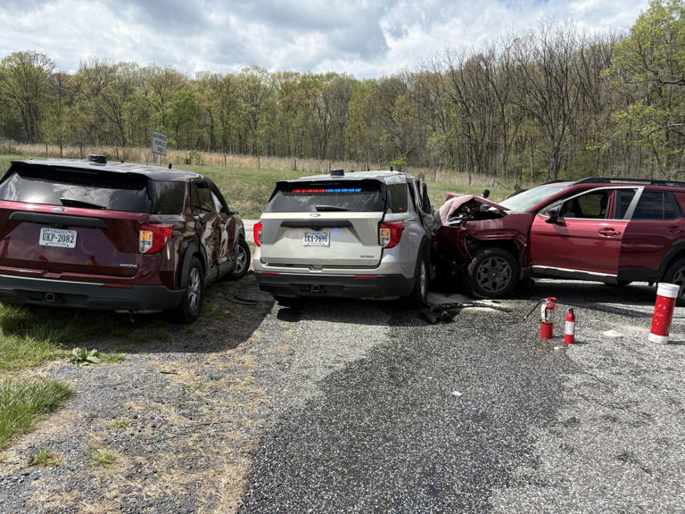 Two VSP troopers injured in crash on I-81 in Rockingham County