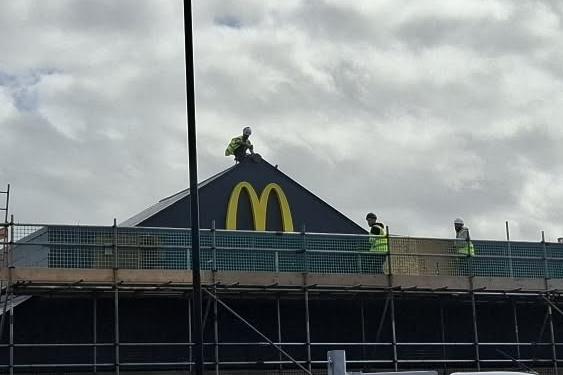 Famous 'Golden Arches' make their appearance as new McDonald's ...