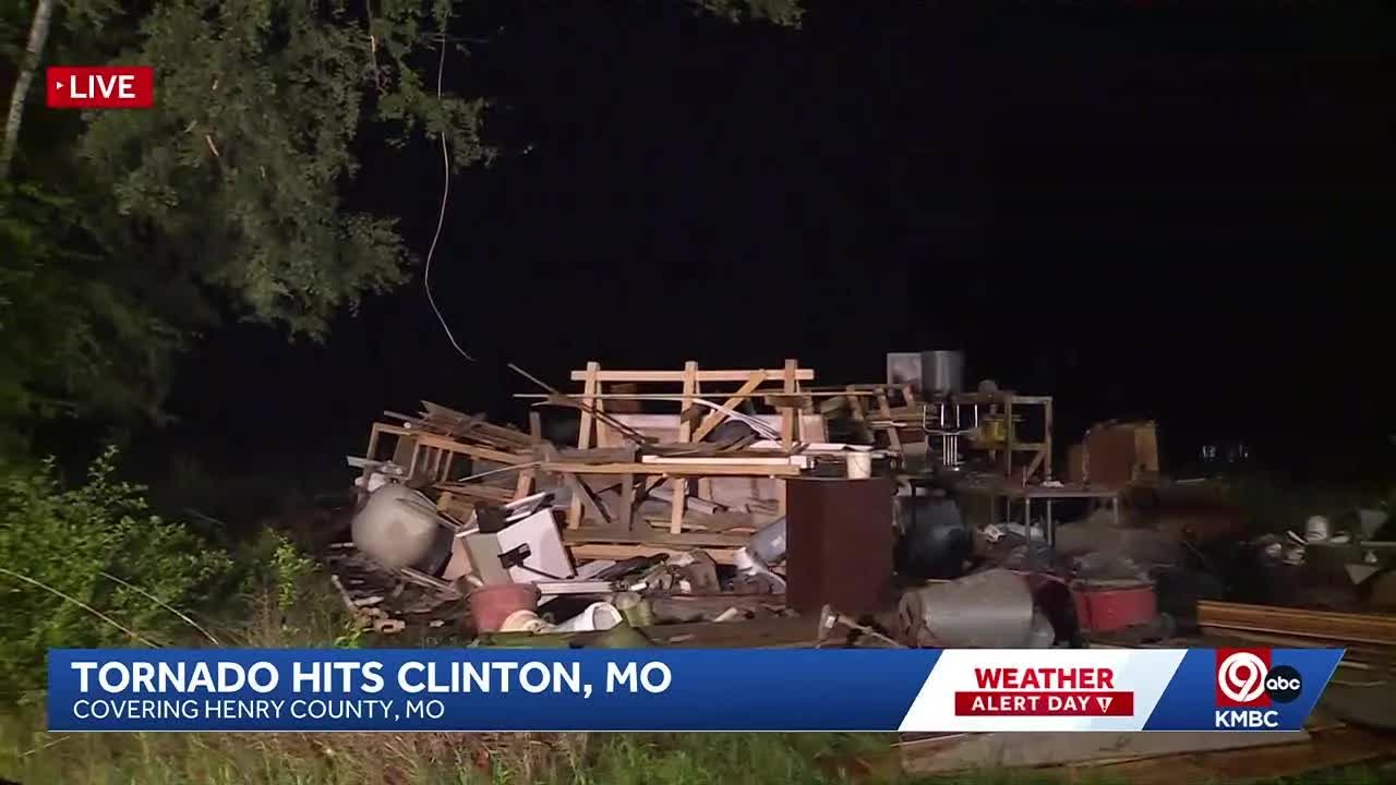 Clinton, Missouri tornado damages homes and schools; no injuries reported