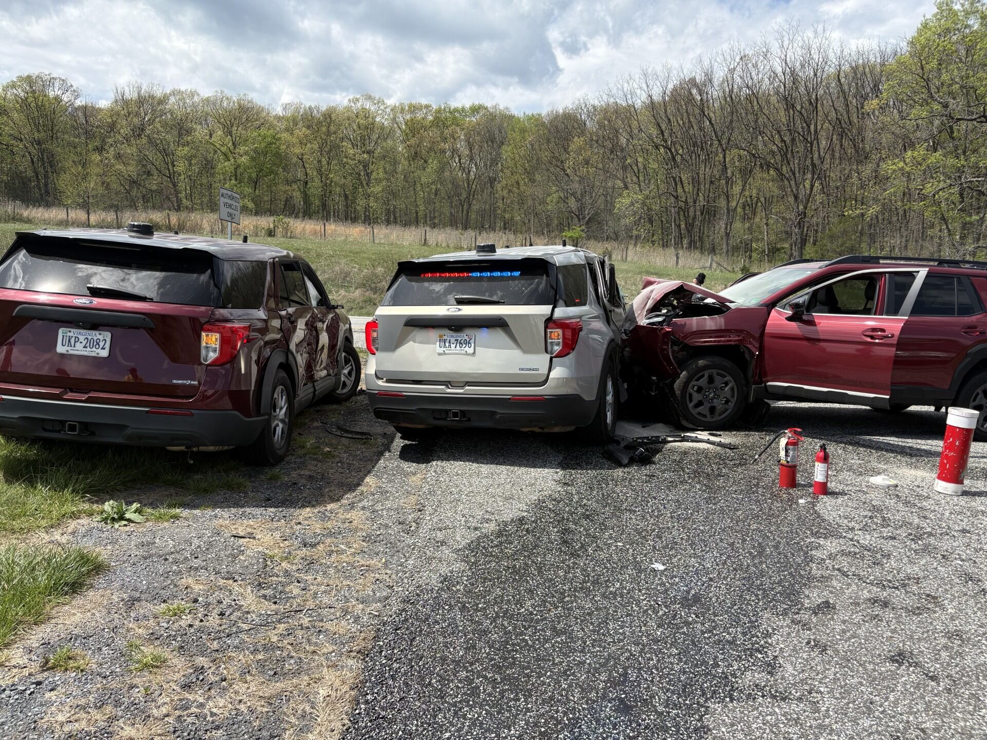 Two VSP troopers injured in crash on I-81 in Rockingham County