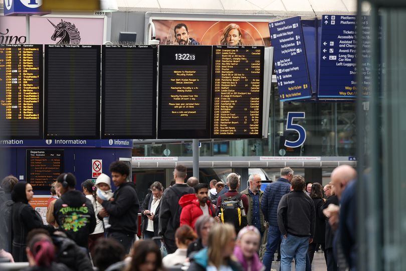 Why trains are cancelled at Manchester Piccadilly station today