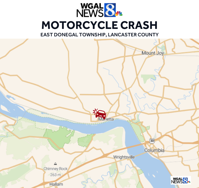 Motorcycle, vehicle collide on Route 441