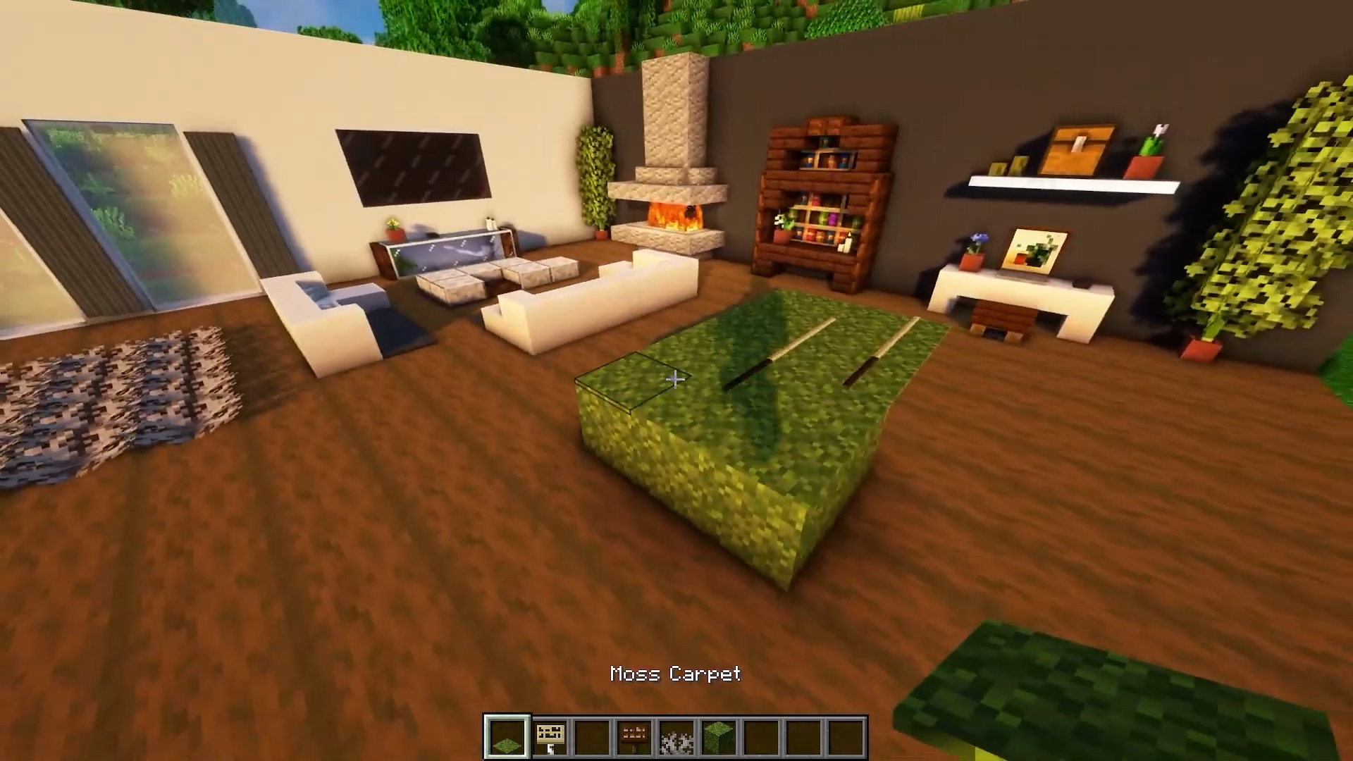 Simple Minecraft living room build hacks with smart design