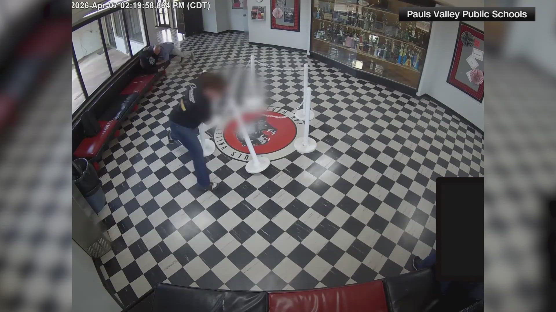 Watch: Oklahoma high school principal tackles suspected gunman