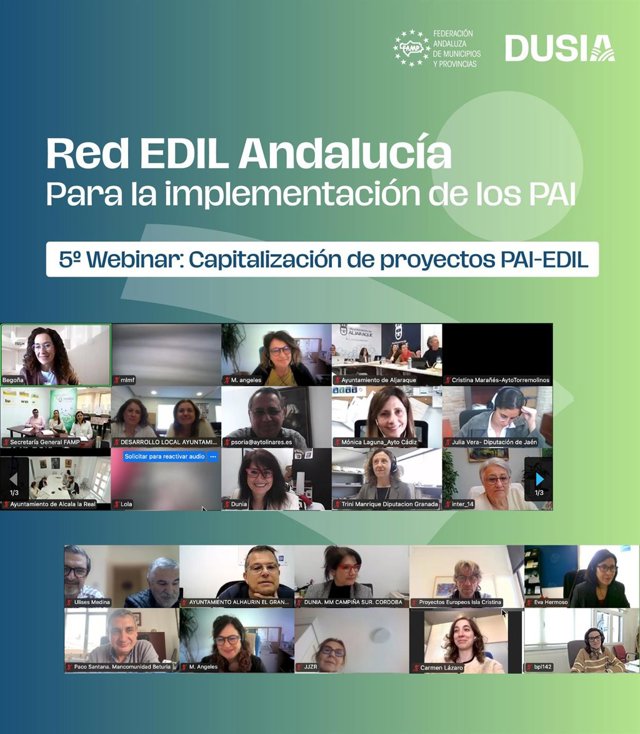 La FAMP celebra el quinto webinar de la Red EDIL sobre capitalización ...