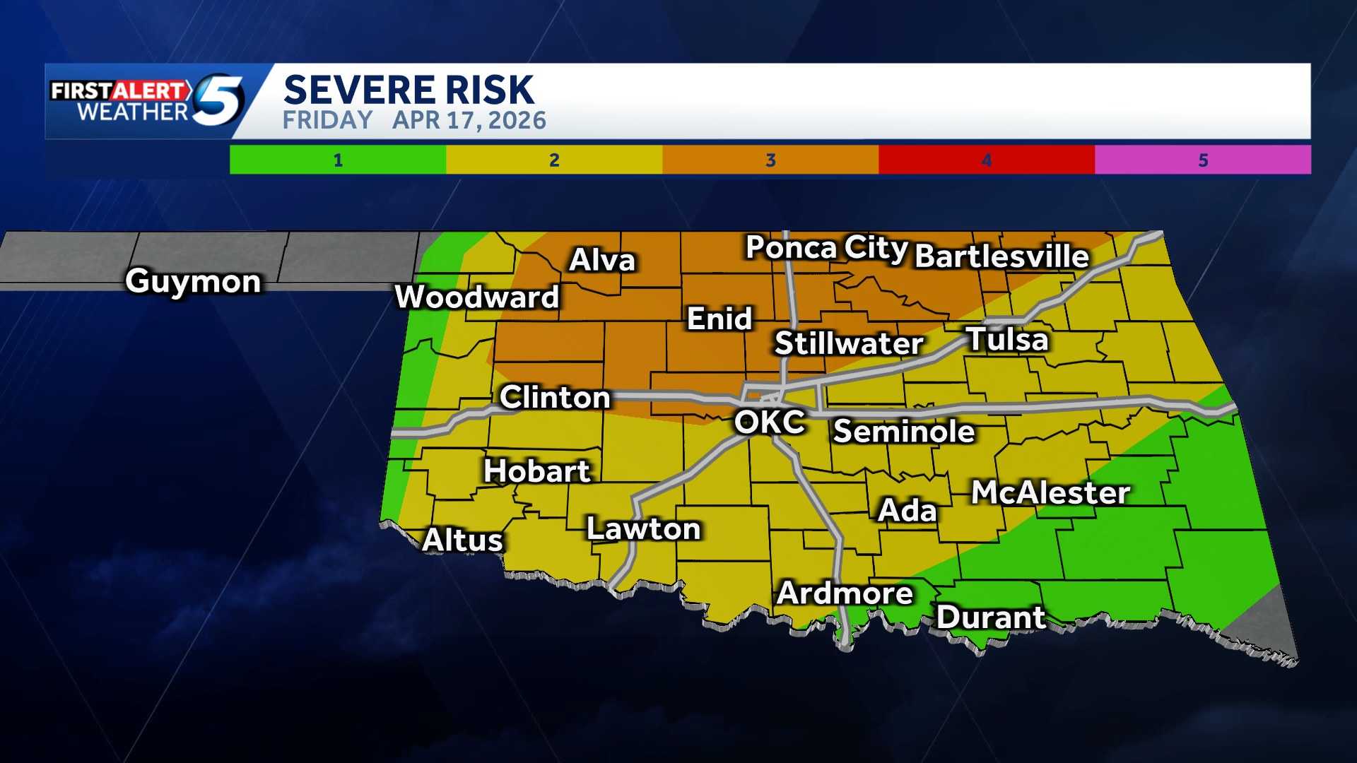 Timeline: Tornadoes and hail possible with enhanced severe storm risk ...