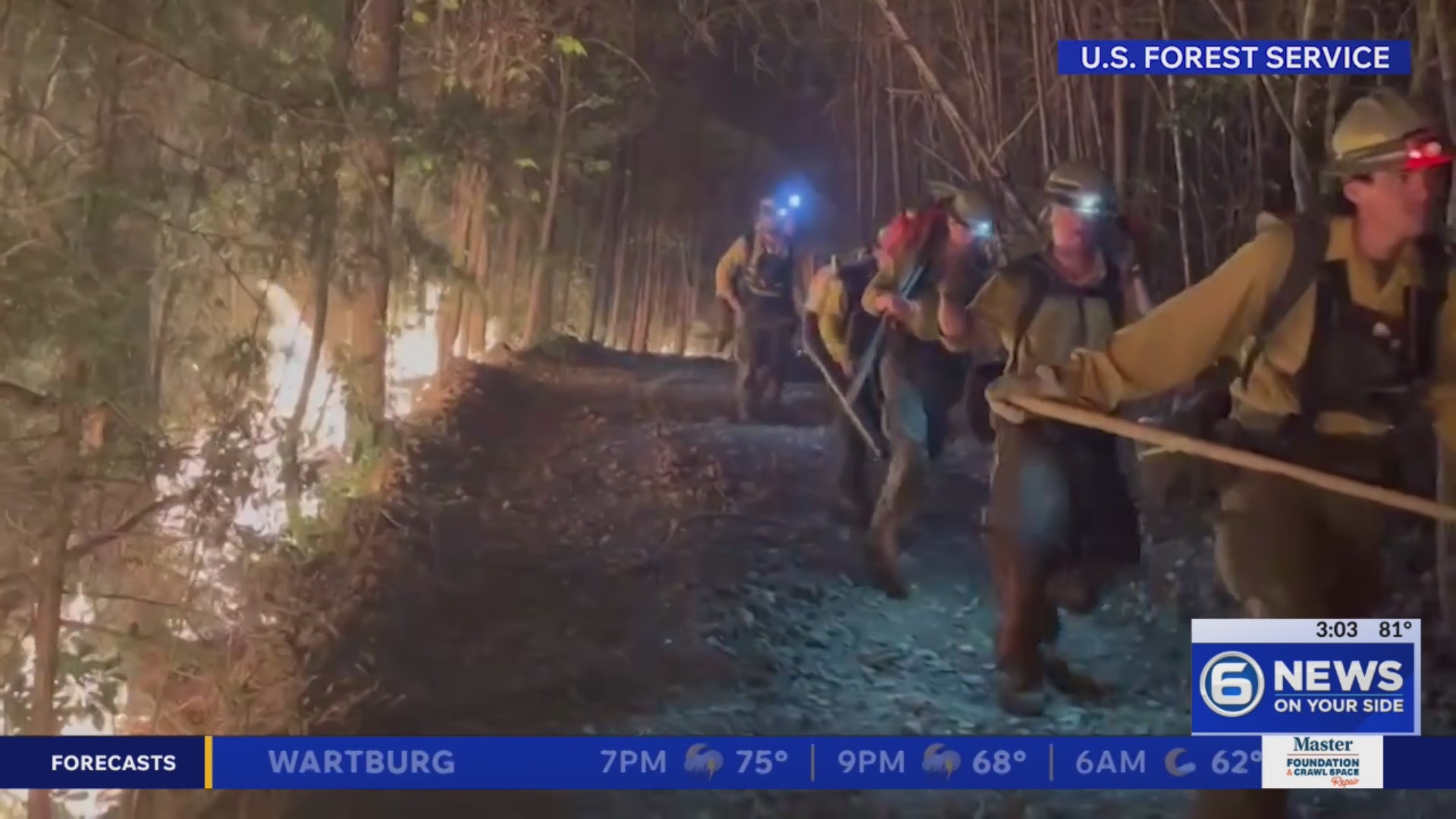 Kentucky wildfire nears 1,000 acres