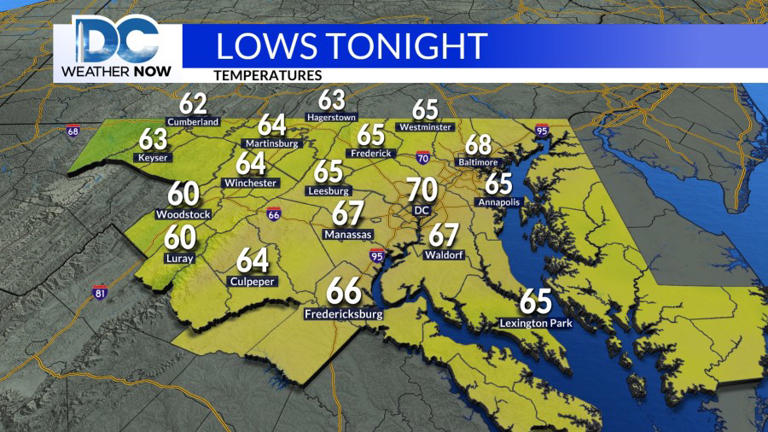 Warm and dry end to the week