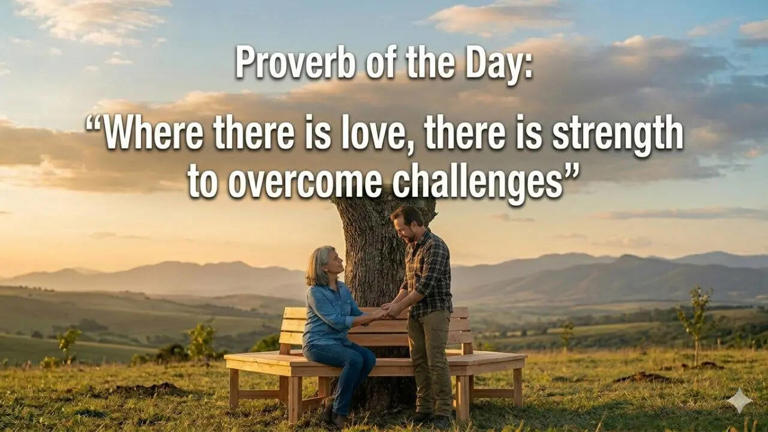 Proverb of the day: 