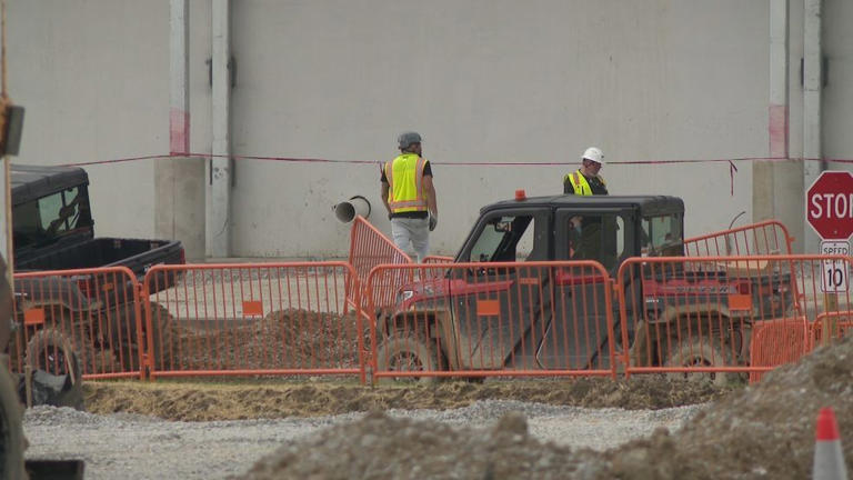 Google data center construction underway in Michigan City